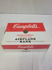1992 SPEC CAST CAMPBELLS SOUP DIECAST BI PLANE BANK COLLECTOR AIRPLANE 2nd Ed