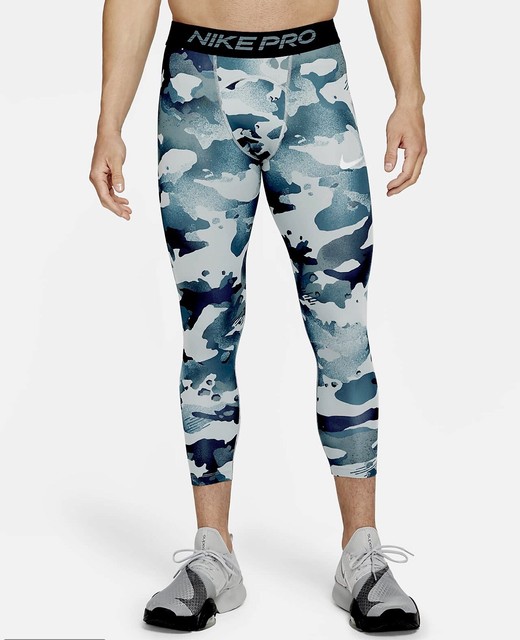 nike blue compression pants