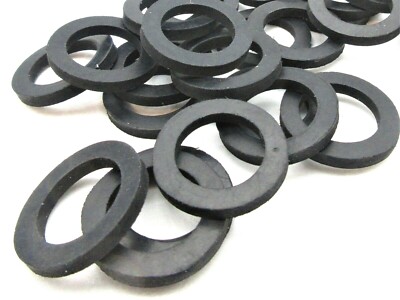 11/16'' ID x 1'' OD x 1/8'' EPDM Rubber Washers Electrical Facility Panel Sealing