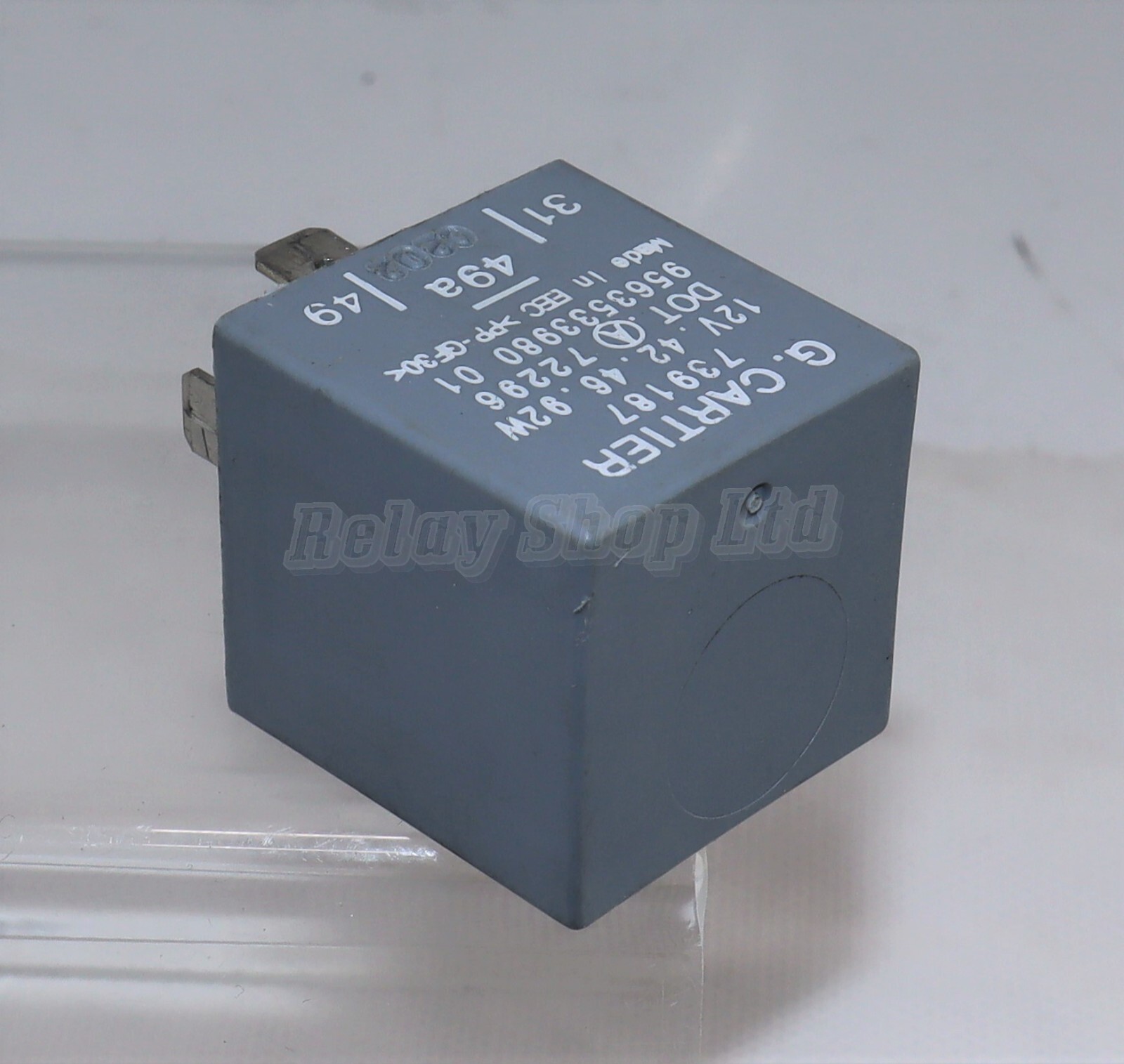 545-Peugeot & Citroen /90-10 3-Pin Flasher Relay G. Cartier 