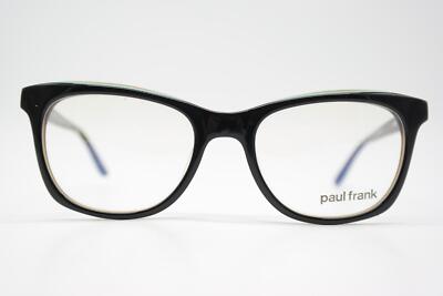Paul Frank Dancehall Daisy RX139 Black Blue Brown Oval Eyeglasses New