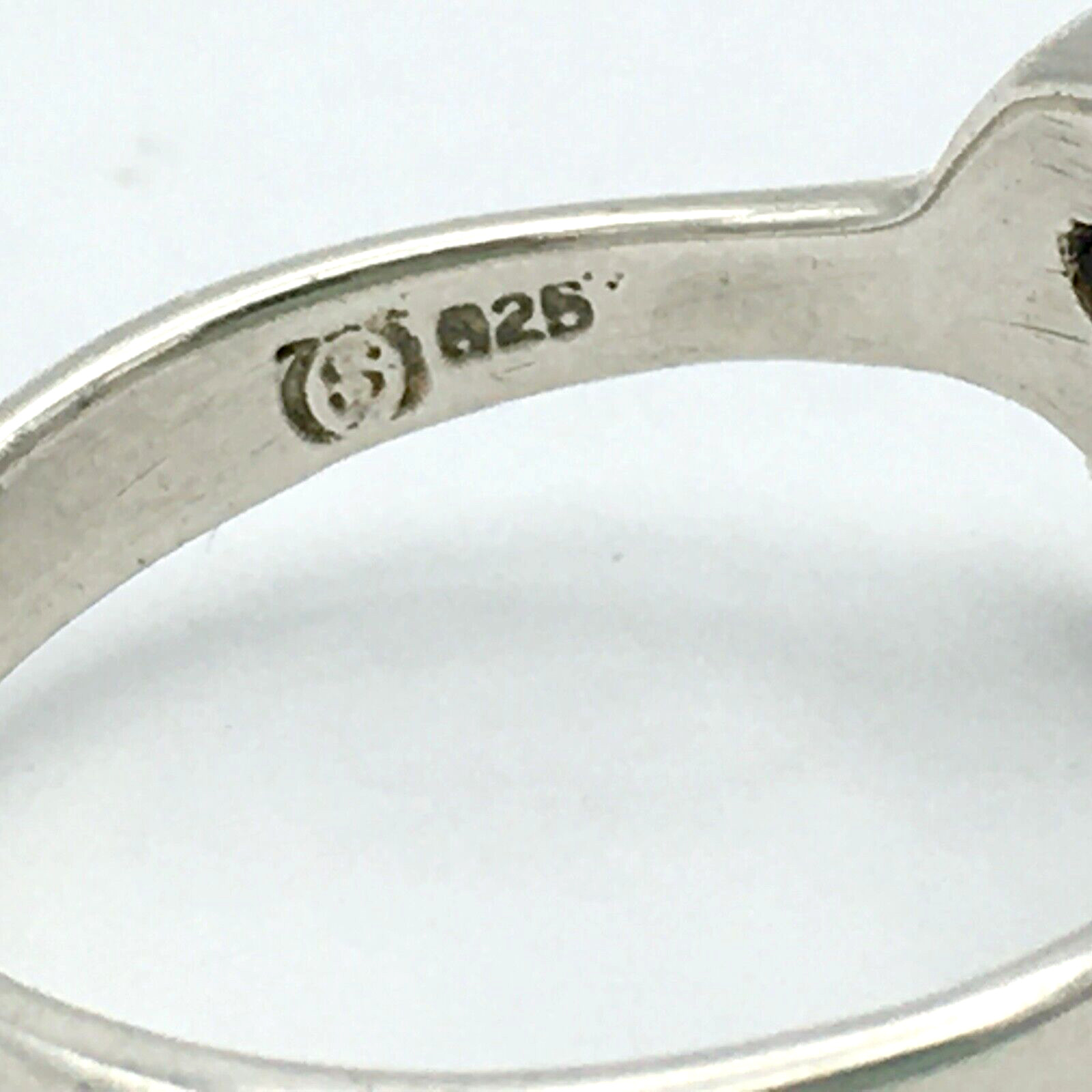 DOUBLE interlocking HEART sterling silver ring - … - image 9