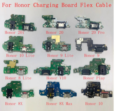 For Huawei Honor 20 20Pro 8 9 10 Lite V10 Play 8X USB Charger Port Dock Board 