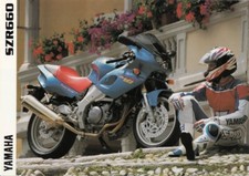 P + YAMAHA SZR 660  + Prospekt brochure + 4 Seiten + aus 1996 ?