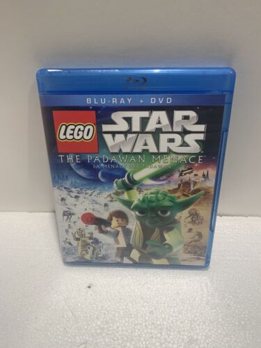 LEGO Star Wars : La Menace du Padawan (Disque Blu-ray, 2012, Lot de 2 disques) - Photo 1 sur 2