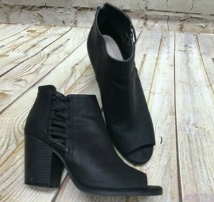 justfab peep toe booties