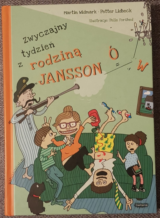 Polish book ZWYCZAJNY TYDZIEN Z RODZINA JANSSONOW Widmark Lidbeck Hardcover 2020