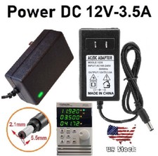 12V 3.5A 3500mA AC Adapter to DC Power Supply Charger Cord 5.5x2.1mm US plug
