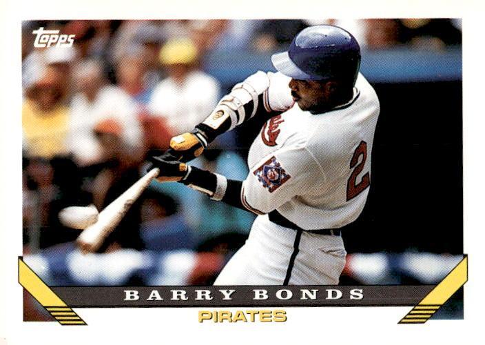 1993 Topps #2 Barry Bonds Pittsburgh Pirates