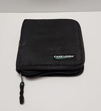 Case Logic CD DVD Storage Case 12 CD DVD Capacity Wallet Travel Black Nylon