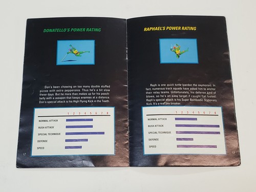 Teenage Mutant Ninja Turtles IV Turtles in Time SNES Super Nintendo Manual Only* - Picture 18 of 21