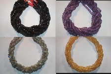 Genuine Gemstone - 6 to 10 mm - Faceted Roundel - 14 to 15" Long Strands