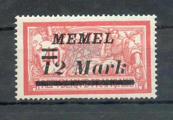 Memel 94I Abart** MNH Postfrisch BPP