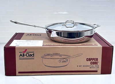 NEW All-Clad Stainless Steel Copper Core 5- Ply 6-qt NEW All-Clad Stainless Steel Copper Core 5- Ply 6-qt