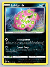 Spiritomb 089/172 Common Brilliant Stars Pokemon Card - NM