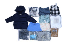 Old Navy Bulk Lot Of 19 Boys Size 12-18 Month Mixed Seasons Tops Bottoms Jackets