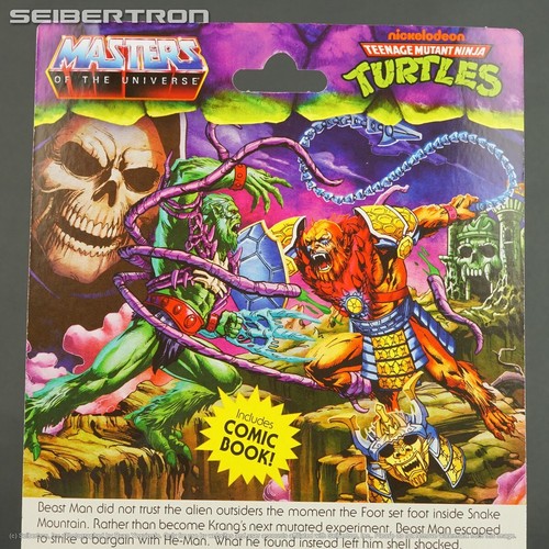 BEAST MAN Turtles of Grayskull MOTU + TMNT Mattel 2024 New - Picture 5 of 7