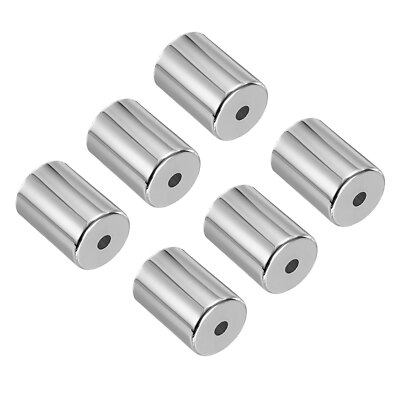 E26/E27 Lampenfassung 6Pack Flach Sockel Beleuchtung für Kronleuchter Silberton