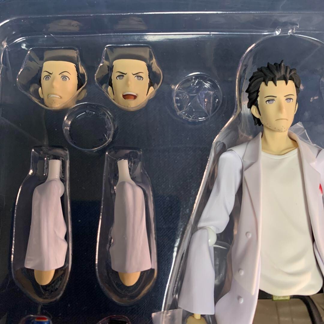 Figma 196 Steins Gate Rintaro Okabe Action Figure Max Factory GOOD