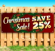 CHRISTMAS SALE SAVE 25% Advertising Vinyl Banner Flag Sign Many Sizes