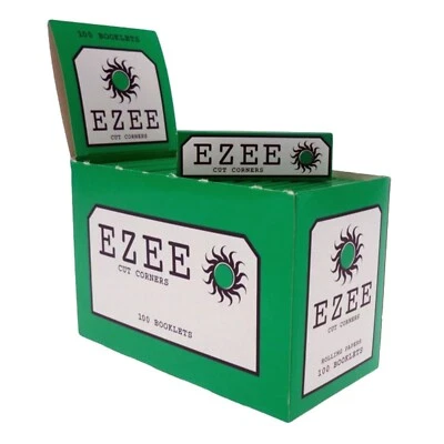 1200 X Ezee Green Cut Corner Rolling Smoking Papers