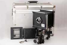 FedEx   N.Mint Sinar F F1 4x5 Film Camera W/ Symmar 135mm f5.6 Caps In Case