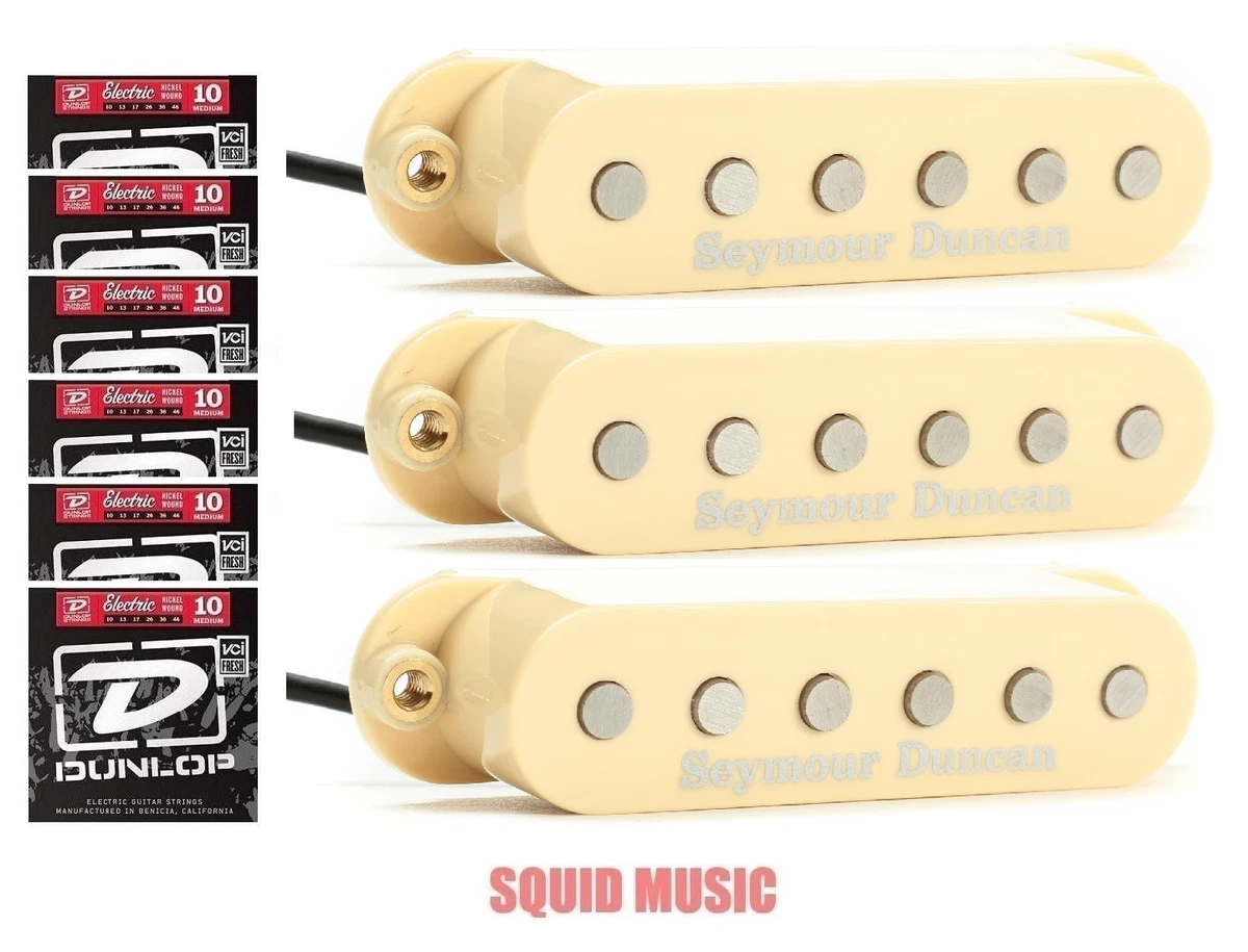 Seymour Duncan Classic Stack Plus STK-S4 Cream Set ( 6 SETS OF DUNLOP STRINGS )