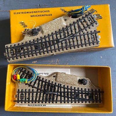 MARKLIN BOITE 2 Aiguillages Electriques D + G Voie M Ref. 5137 - Echelle H0 EUR 27,00 - FR