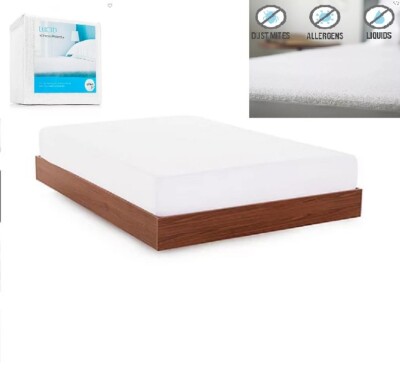 Lucid Premium Waterproof Allergen Barrier KING Mattress Protector Hypoallergenic