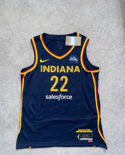 CAITLIN CLARK SIGNED INDIANA FEVER SWINGMAN NIKE JERSEY WNBA IOWA HAWKEYES BAS - Picture 3 of 6