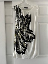 PRINCIPLES STRETCH LEAF DESIGN DRESS SIZE 10