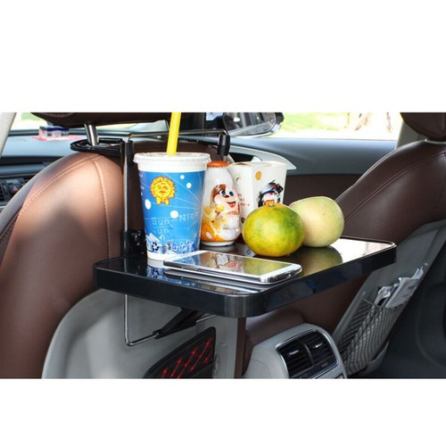 Portable Vehicle Multipurpose Seat Tray Car Desk Tray Folding Convenience Food - Photo 4/11