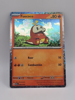 Fuecoco 002/015 Holographic McDonald's Promo (Spanish) Very Rare Pokemon TCG | eBay Fuecoco 002/015 Holographic McDonald's Promo (Spanish) Very Rare Pokemon TCG | eBay