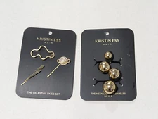 New Kristin Ess Hair The Celestial Skies Set And Metallic Pony Baubles Set