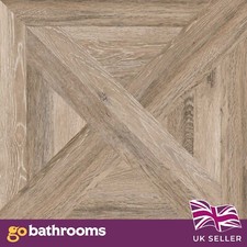 Indoor Realistic Natural Wood Parquet Altan Porcelain Wall Floor Tile 59cm Box