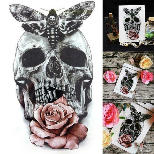 ON SALE!! 12 Pcs/Set Temporary Tattoo Sticker Waterproof Fake Tatoo Body Art US - Picture 6 of 13
