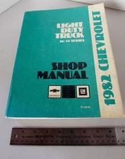 OEM 1982 Chevrolet 10-30 Light Duty Truck Repair Shop Manual ST-330-82 USA Made