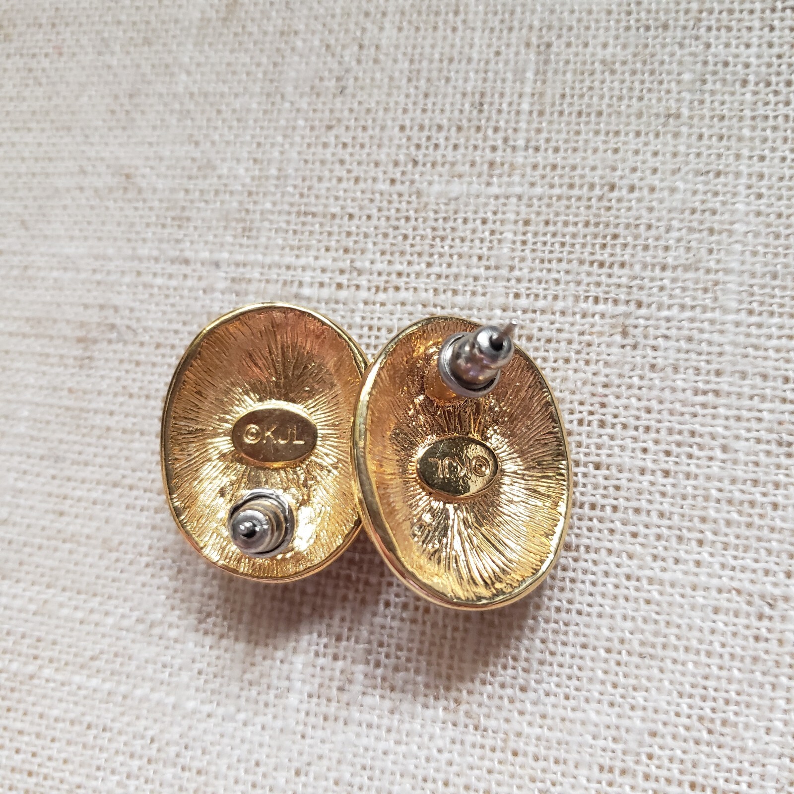 Vintage Kenneth Jay Lane KJL Post Earrings - image 2