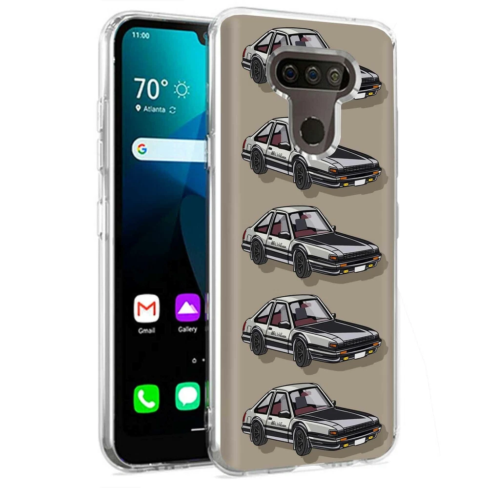 Phone Case for LG Harmony 4,Premier Pro Plus,K41, Toyota AE86 Print
