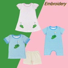 Baby Girls Golf Summer Sibling Boys Sets Dresses