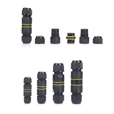 2/3/4Pin IP68 Waterproof Electrical Cable Wire Connector Outdoor Underwater Plug