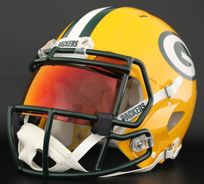 CUSTOM*** GREEN BAY PACKERS Full Size NFL Riddell SPEED Football