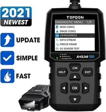 Topdon USA AL500 ArtiLink500 OBDII Scan Tool