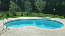 Brand New Freeform Fiberglass Swimming Pool 12'9