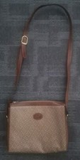 Flavi Vismano Firenzo Tan Vintage Crossbody Handbag Purse