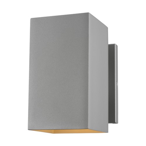 Pohl Outdoor Wall Light in Painted Brushed Nickel