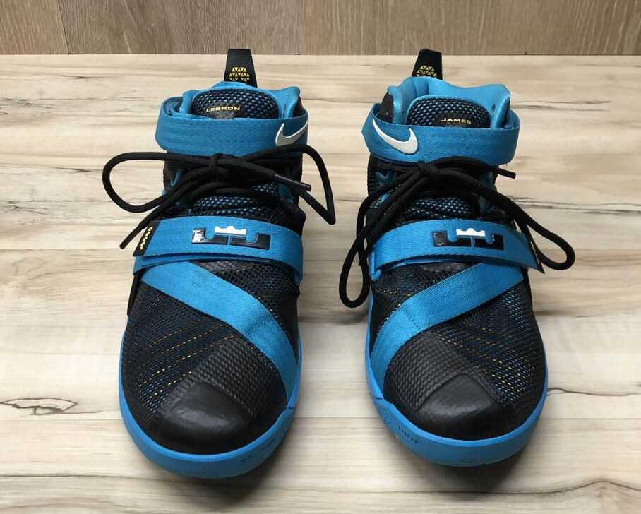 【最終値段・新品】NIKE Lebron Soldier IX TB Nike Zoom LeBron Solder IX 9 Blackout Men's Size 8 Black