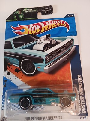 Hot Wheels HW Performance Plymouth Duster Thruster - 2011 White Die-Cast Car, 1:64 Scale, 4/10 Series