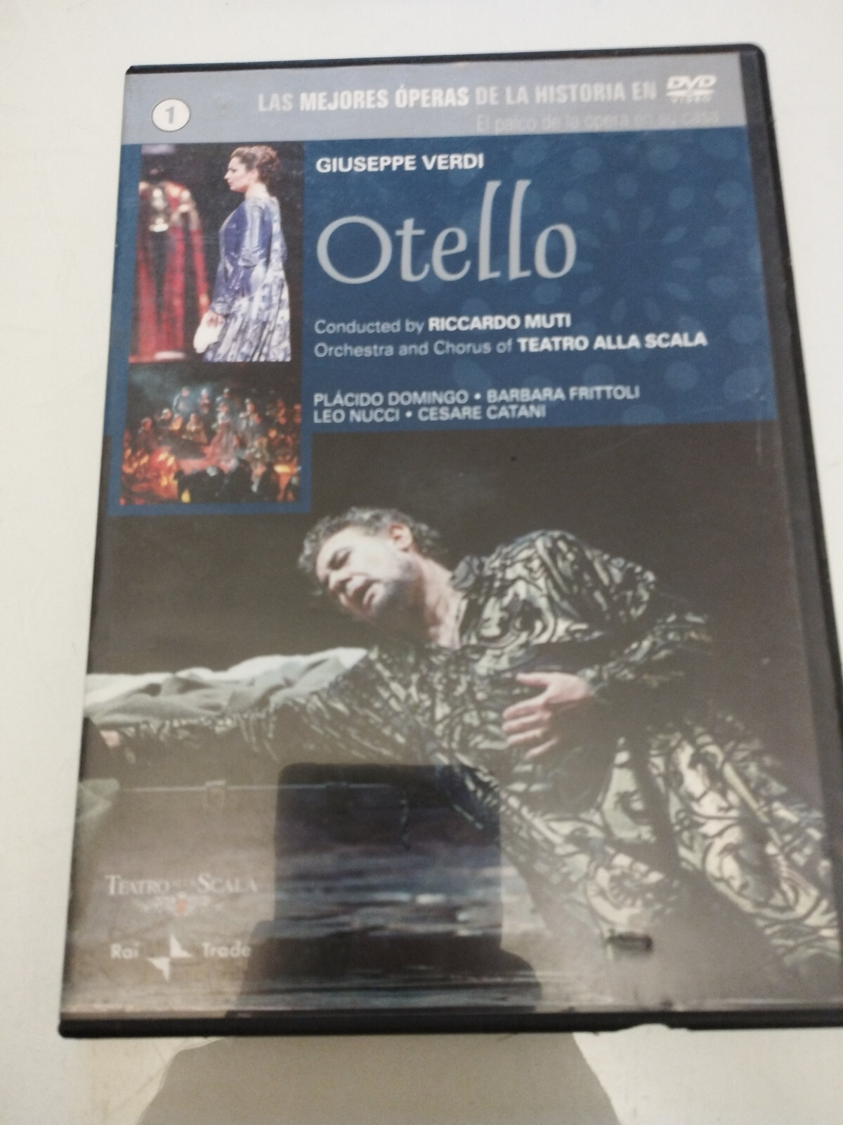 Otello Verdi PLACIDO DOMINGO Alla Scala - DVD Region 0 Subtitles Spanish English