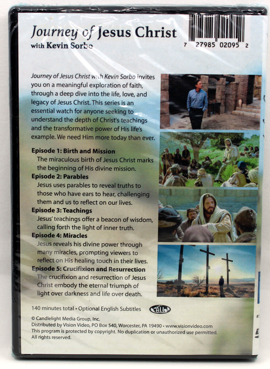 Journey Of Jesus Christ With Kevin Sorbo NEW DVD Christian